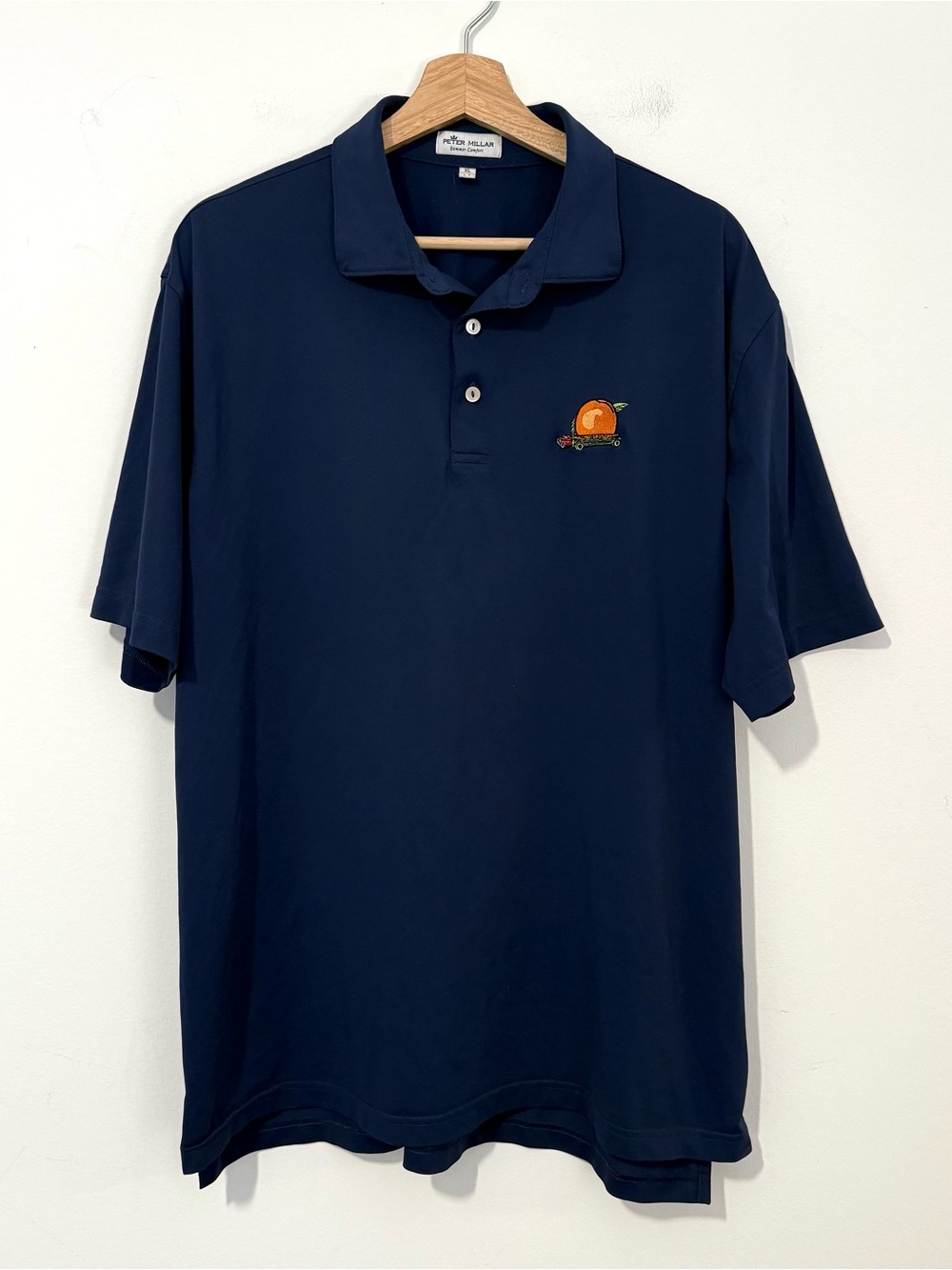 Peter Millar Summer Comfort The Allman Brothers Band Eat A Peach Truck Logo Polo